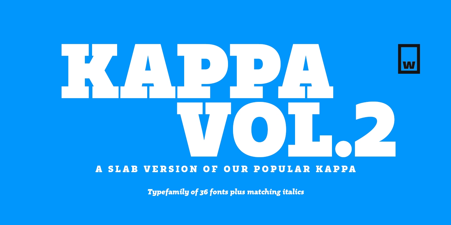 Font Kappa Vol.2 Display